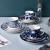 Nordic luxury ceramic plate creative marble home dessert plate western food pasta plate coffee cup tableware series