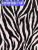 [Hua Xin Leather] Zebra Pattern Hx18126 Pu Artificial Leather Bag Shoe Leather