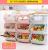 Single layer buckle overlay storage rack kitchen organizing toys multi-functional fruit and vegetable basket