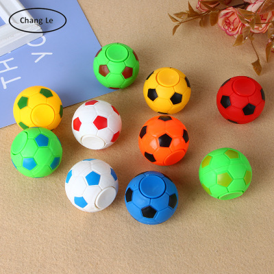 Creative 50MM football gyro 2018 color gyro children's educational toys manufacturers wholesale