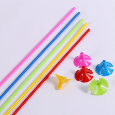 Manufacturers supply new material plastic support rod latex balloon pole balloon drag balloon cup bar balloon stick wholesale
