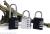 Long shackle 4 digits resettable combination padlock