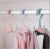 Creative multi-functional revolving wardrobe bag rack plastic double hook coat hat rack and tie storage rack