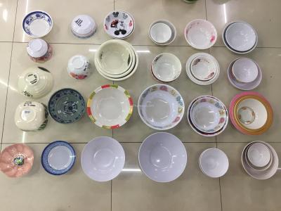 Melamine tableware Melamine bowl imitation ceramic bowl medellin decal bowl large stock sold by ton