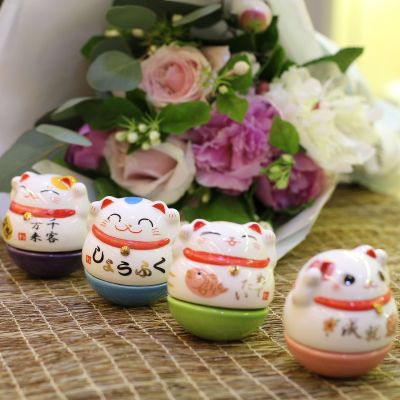 Export day list tumbler firing fortune cat tabletop decoration pieces creative student gift crafts SW483