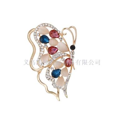 Customized high-end all-purpose diamond studded brooch from Japan and Korea