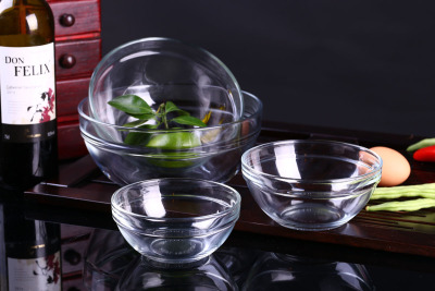 Factory direct sale beauty salon with glass bowl essential oil bowl noodles film bowl rice bowl transparent glass bowl specifications complete