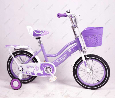 Leho bike iron wheel with basket and back seat