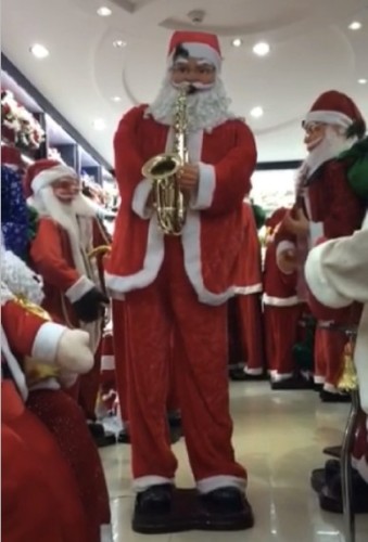 180cm santa claus 210cm santa claus twist scene layout hotel christmas decoration