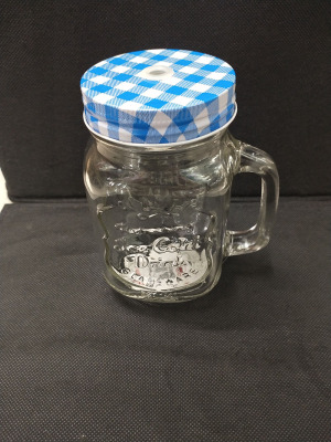 Manufacturers direct sale of fine transparent drink mason cup 480ml1841 mason glass bottles