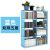Simple and reinforced shelf double row assembly book multi-storey 102 office storage toy storage shelf flower shelf
