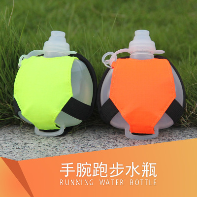 Outdoor Morning Running Night Running Sports Kettle Gym Training Portable Wrist Water Bottle Portable Small Capacity Running Kettle