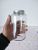 500ml round glass bottle with aluminum lid