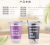 Korean creative coffee mark cup simple couple anti-hot with spoon cover portable office scented tea glass water cup