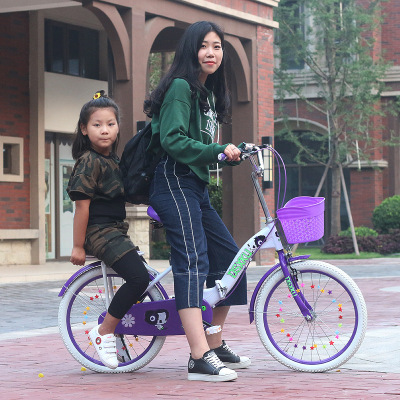 High end folding children's bicycle princess bicycle 6-18 years old 16-22 inch children's bicycle 2019 new style