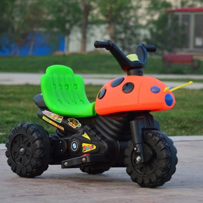 Strength manufacturers direct nine lights beetle children's electric motorcycle baby battery car tricycle music lights