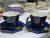 Ceramic coffee set, 2 cups 2 dishes 2 spoons Ceramic hotel supplies