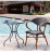 Outdoor furniture balcony rattan chairs five-piece set of leisure chairsoutdoor patio tables and chairs