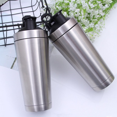 304 Stainless Steel Double Wall Thermal Cup Creative Shake Cup Large Capacity Milk Shake Cup Portable Mixing Cup