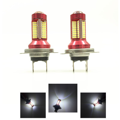 Aliexpress Hot style Automobile LED fog lamps H7-4014-78SMD decoding driving general fog lamps