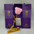 New gold pink rose, valentine's day creative gifts, gold pink rose set box manufacturers direct sales