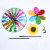 Factory Direct selling PVC Flash Disk Sparkles Creative three-Layer sunflower Big Windmill Wholesale Children's Toys