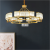 Crystal Chandelier Light Modern Chandeliers Dining Room Light Fixtures Bedroom Living Farmhouse Lamp Glass Led 27