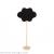 15cm*10cm wooden chalk blackboard desktop wedding window display pieces six modeling single base blackboard