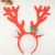 Christmas Headband Children Noil Cloth Handmade Antlers Headband Party Dress up Supplies Cute Head Buckle Christmas Decoration