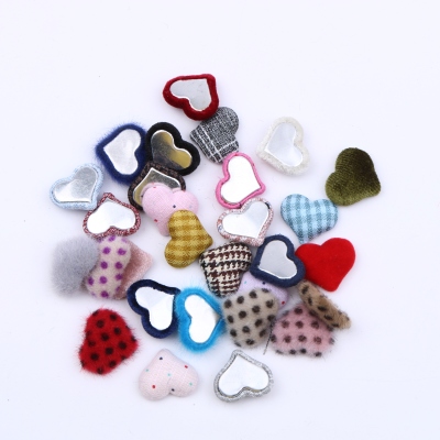 Manufacturers direct packaging cloth buttons love wrapped cloth buttons