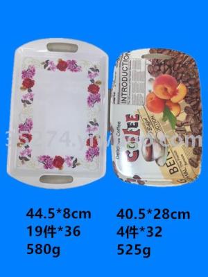 Sold by ton, the applied tableware Melamine tray medillion applique tray large spot inventory