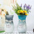 New 2019 exquisite glass vase origami vase matte paint spray color vase paunch vase