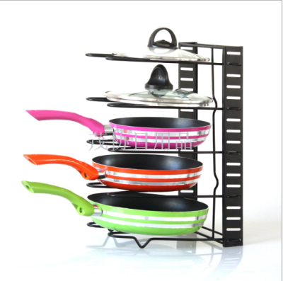 Creative kitchen shelf storage multi - layer ng board cutting board frame pot cover pot rack manufacturers direct sales