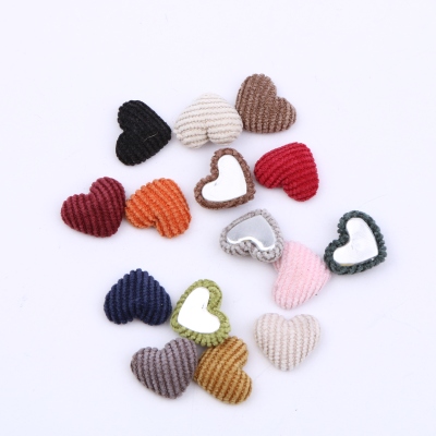 Love stripes wrapped cloth buttons manufacturers direct wrapped cloth buttons