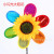 Small dazzling light sunflower Sparkles Children's toys Windmill Foreign Trade Sales Advertising Windmill Park Exhibition Factory Direct selling