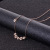 Cute Fashion Small Daisy Necklace Titanium Steel Plated 18K Rose Gold Clavicle Chain Colorfast Women's Jewelry