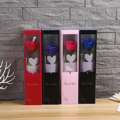 2019 Qixi Valentine's Day Teacher's Day Gift Soap Flower Gift Box