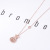 Dian Dian Dian Dian Big Brand Abacus Lucky Bag Necklace Lucky Titanium Steel Clavicle Chain 18K Rose Gold Jewelry Gift Women