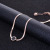 Classic Necklace round Necklace Women's Short Clavicle Chain Classic Necklace All-Match Necklace Korean Necklace Titanium Steel Ornament
