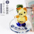 Creative household decoration articles: yellow crystal piglet handicraft articles