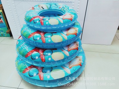 Manufacturers direct selling children's swimming rings lollipop thickened life rings conch pattern swimming rings adult swimming rings