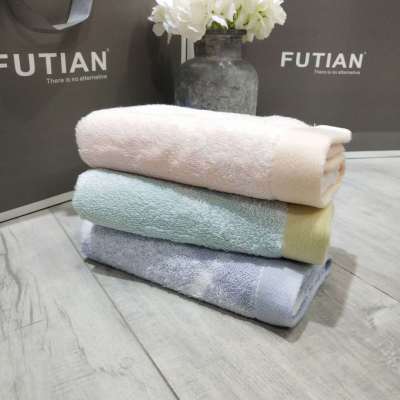 Futian manufacturers direct gift customization second-class super soft cotton towels household water absorption soft face towel