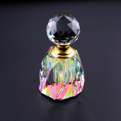 Manufacturers custom crystal perfume bottle bottom plated crystal gift creative custom personality fashion oil bottle