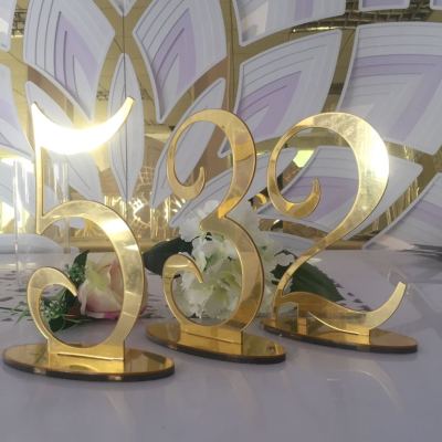 Wedding Background, Wedding Props Golden Three-Dimensional Decoration Hotel Wedding Celebration Decoration