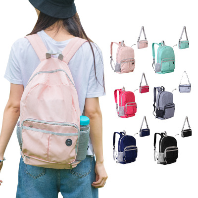 New backpacks with dual - use backpacks, waterproof folding backpacks, multi - functional backpacks, customized backpacks for students
