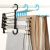 Magic folding multi-functional multi-layer trousers rack household clothes hanger jacket clothes receiving rack gifts wholesale