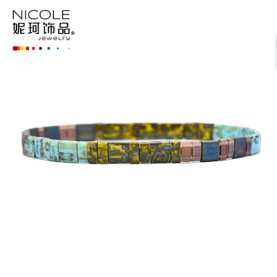 Nicole jewelry Japan TILA rice beads hand string hand-knitted bracelet to girls students bracelet manufacturers for direct supply