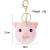 The season's new fur - like unicorn fur ball bag pendant pink can plush car pendant promotional gifts