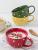 Potluck breakfast mug ceramic cereal mug Japanese bowl milk mug oatmeal mug large mug soup mug