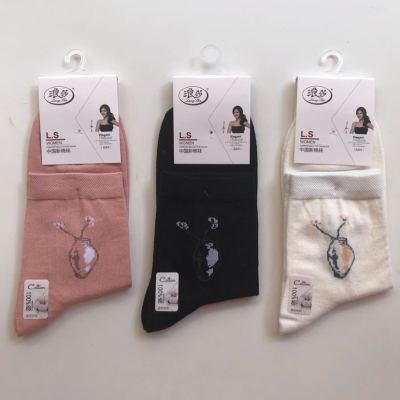 100% Leisure Women's Socks Cotton except 100% Elastic Fiber